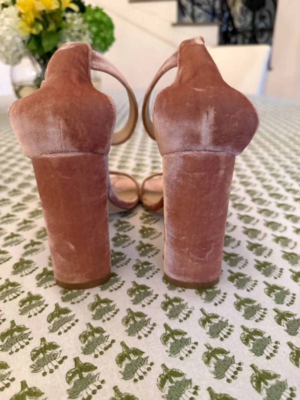Kendall + Kylie Pink Velvet Heels | Womens Size 9